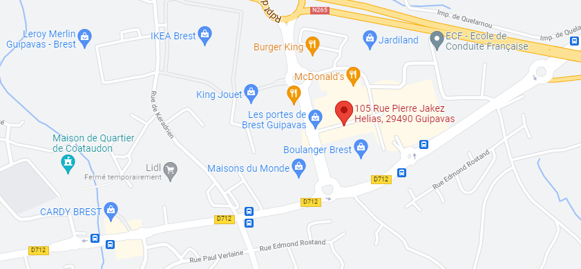 Image google maps guipavas